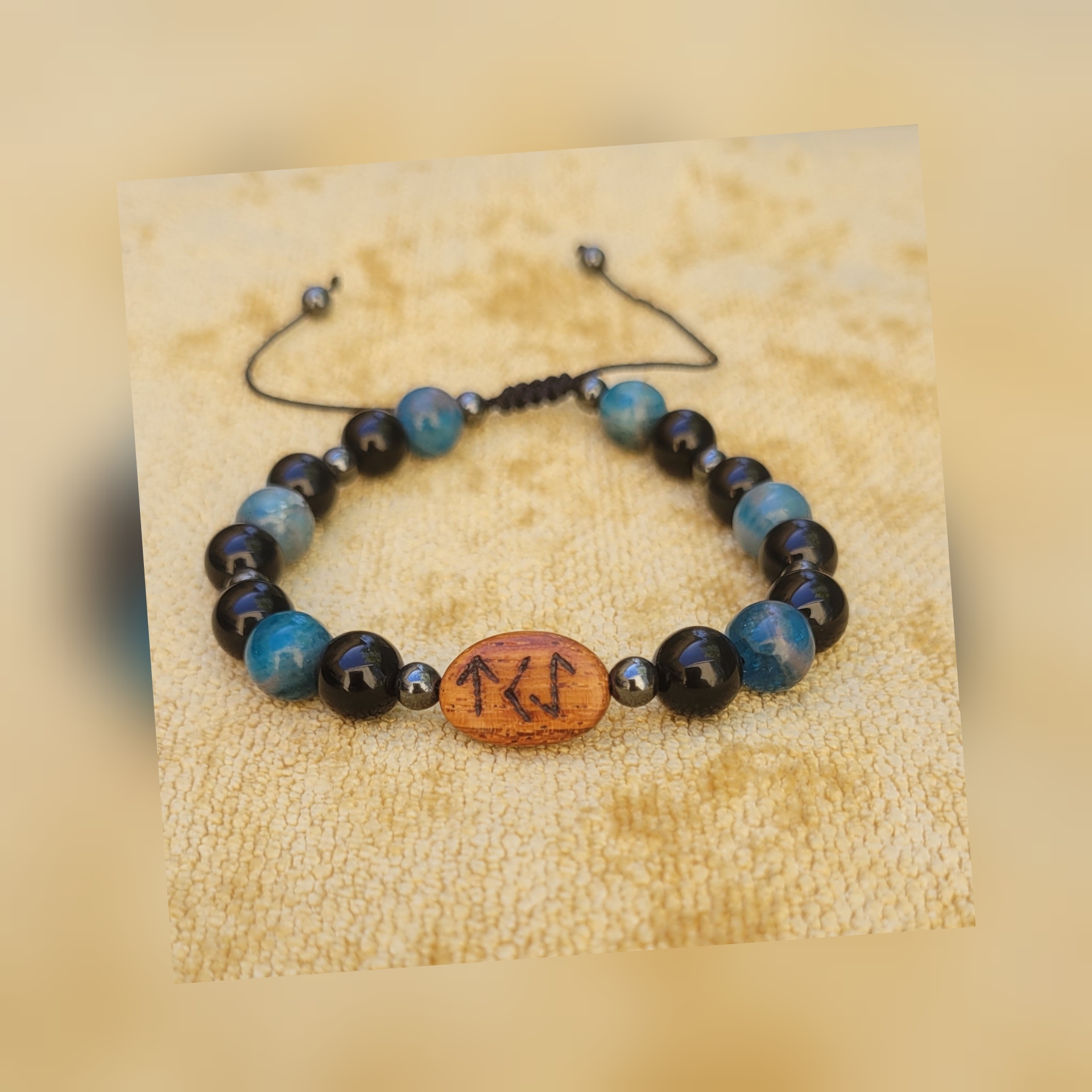 Bracelet Pierres & Runes “Purification de l’aura”