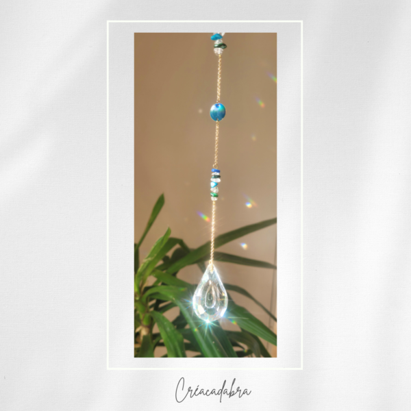 Attrape soleil artisanal reve bleu créacadabra