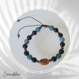 Bracelet Pierres & Runes “Purification de l’aura”